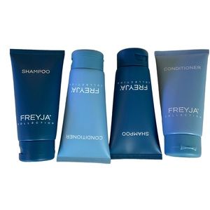 Freyja Collection NEW Spa Set TWO Shampoos and TWO Conditioners 2.70 Fl Oz